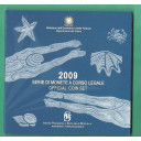 2009 - Divisionale I.P.Z.S. 10 Valori Italia Con Moneta Argento 5 € Mondiali Nuoto